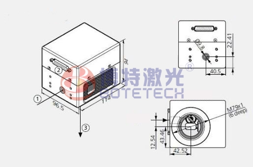 激光打標(biāo)機(jī)振鏡圖紙